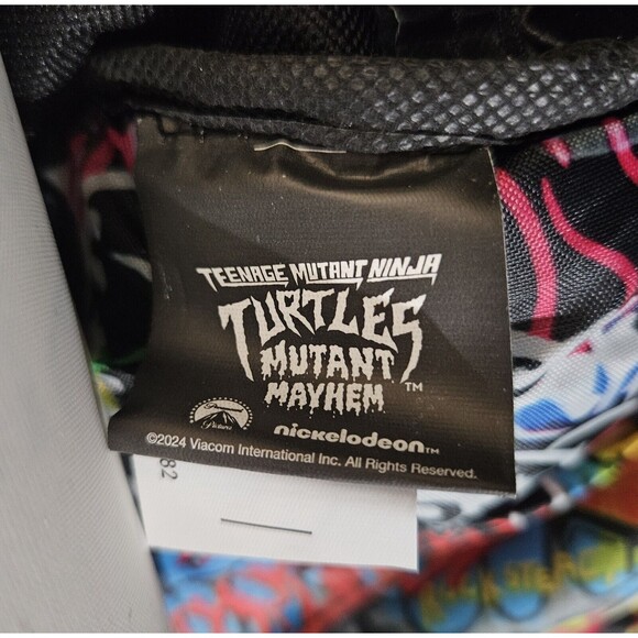 Teenage Mutant Ninja Turtles Backpack Nickelodeon New Michaelangelo Pizza Rules - Picture 6 of 12
